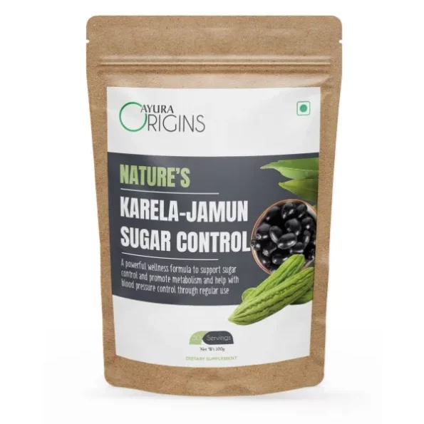 Ayura Origins Nature's Karela-Jamun, 100gm 50 Servings, Herbkart8t781aY9yLpMxL.webp,