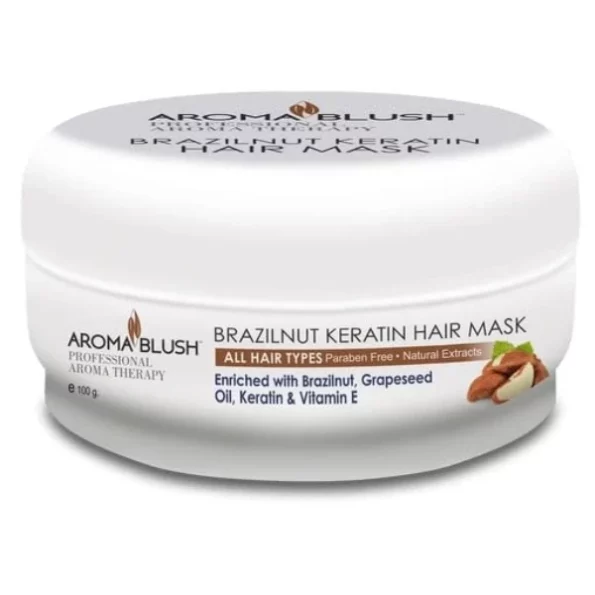 Aroma Blush Brazilnut Hair Mask 100ml available on Herbkart