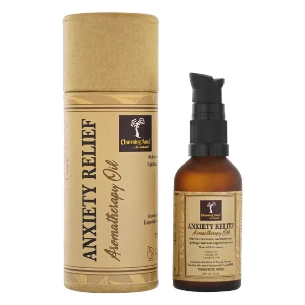 Anxiety Relief Aromatherapy Massage Oil available on Herbkart