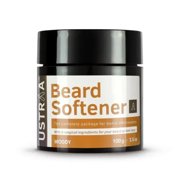 Ustraa Beard Softener Woody - 100g available on Herbkart