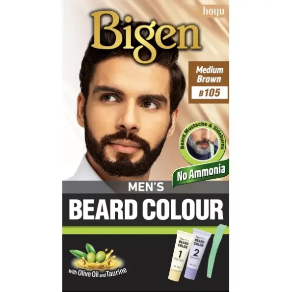 Bigen Men's Beard Color Medium Brown 20gm+20gm -105, 102 g, Herbkart8t781SqGFjE20dL.webp, Herbkart8t781SqGFjE20dL