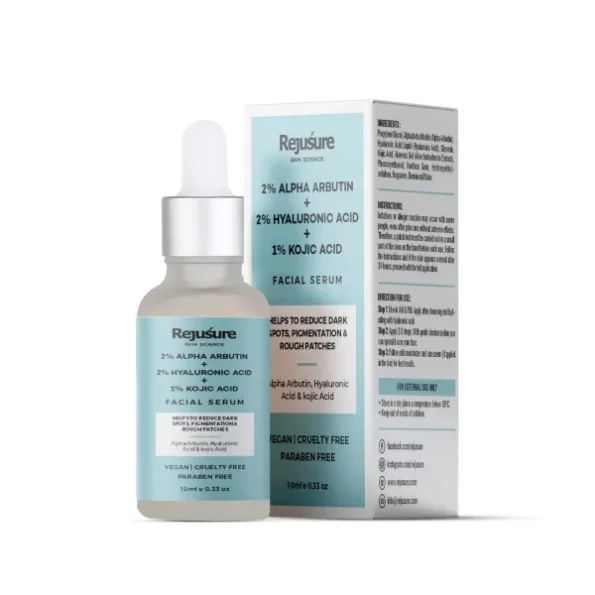 Rejusure 2% Alpha Arbutin + 2% Hyaluronic Acid + 1% Kojic Acid Face Serum, Herbkart8t761AesT5dk9L.webp, Herbkart8t761AesT5dk9L