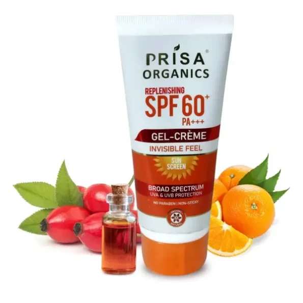 PRISA ORGANICS De-Tan SPF 60 SunScreen Cream - 100g, Herbkart8t761i-3PUCKOL.webp, Herbkart8t761i 3PUCKOL