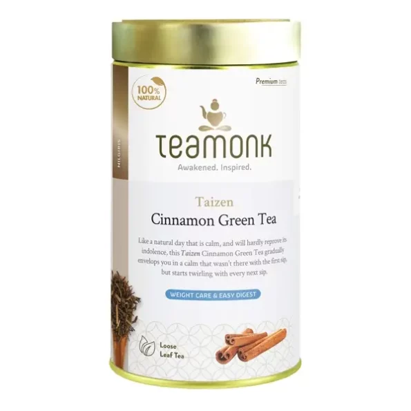 Teamonk Taizen High Mountain Cinnamon Green Tea (100 Cups) - 200g, Herbkart8t771hyxsjNCCL.webp,