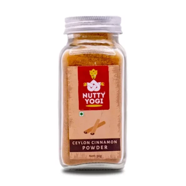 Nutty Yogi Ceylon Cinnamon Powder, 50 Gm available on Herbkart