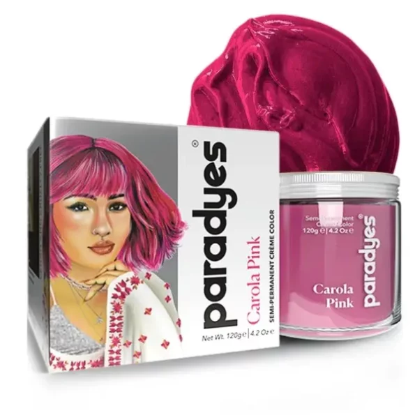 Paradyes Top-Up Semi-Permanent Carola Pink Diy Conditioner Based Hair Colour, 120 Gm, Herbkart8t761um11gD5dL.webp, Herbkart8t761um11gD5dL