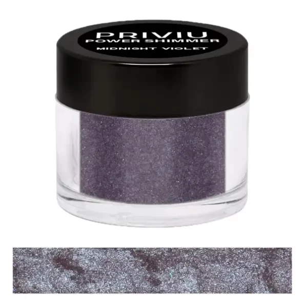 Priviu Power Shimmer Metallic Eye Makeup Loose Glitter Eyeshadow Powder, 21 Midnight Violet, 3g, Herbkart8t781eDRDZb2WL.webp, Herbkart8t781eDRDZb2WL