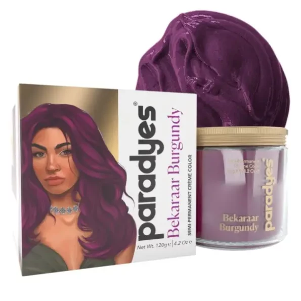 Paradyes Top-up Semi-permanent Bekaraar Burgundy DIY Conditioner Based Hair Colour, 120 gm, Herbkart8t761NZsmpvgPL.webp, Herbkart8t761NZsmpvgPL