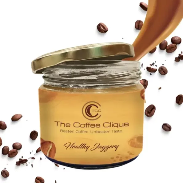 The Coffee Clique, Healthy Jaggery, Instant Coffee, Naturally Sweet Beaten Coffee, 250 Grams available on Herbkart