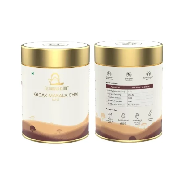 The Infused Kettle Premium Kadak Masala Chai - 50gm available on Herbkart