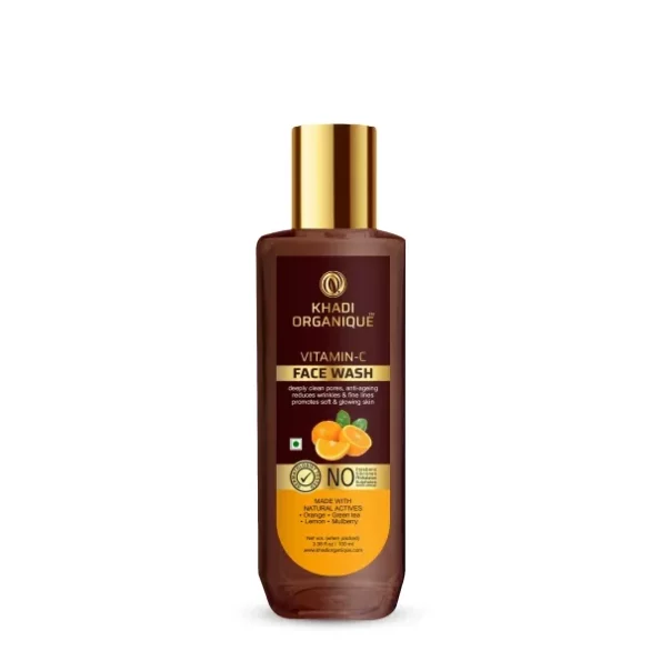 Khadi Organique Vitamin C Natural Face Wash - 100ml, Herbkart8t7614R20BLAhKL.webp, Herbkart8t7614R20BLAhKL