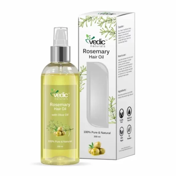 Vedic Naturals Rosemary Oil & Olive Oil - 200ml available on Herbkart