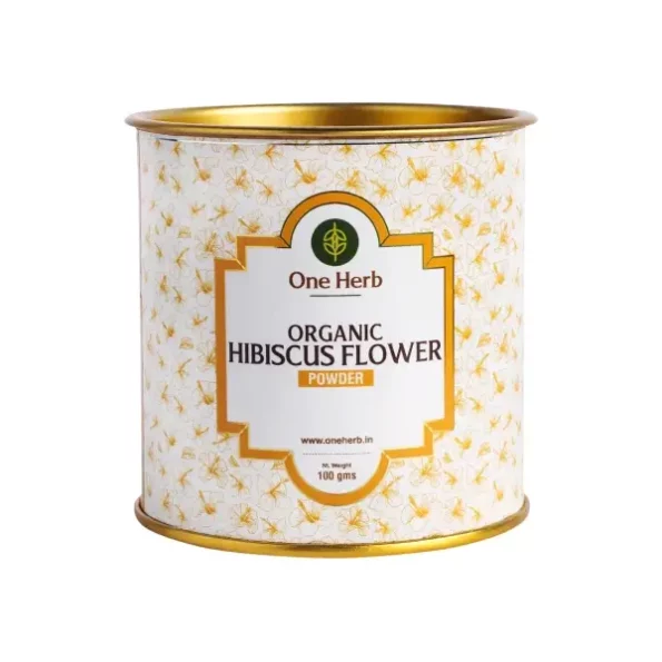 One Herb - Organic Hibiscus Powder 100g available on Herbkart