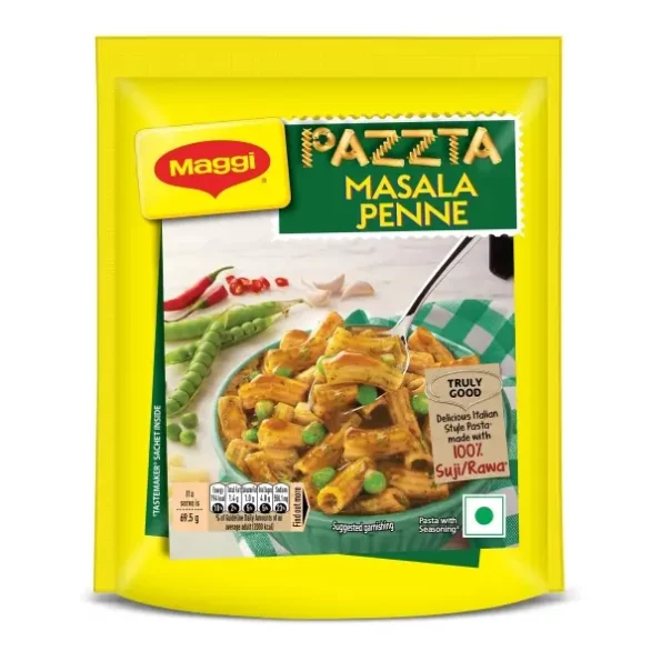 PAZZTA Maggi Masala Penne Pasta, 69.5 Gram Pouch, Herbkart8t781BaoGJaj2L.webp, Herbkart8t781BaoGJaj2L