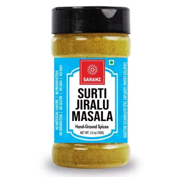 Saranz Surti Jiralu Masala - 100 Grams Bottle available on Herbkart