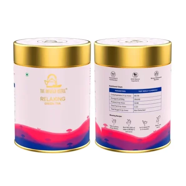 The Infused Kettle Premium Relaxing Tea - 50gm available on Herbkart