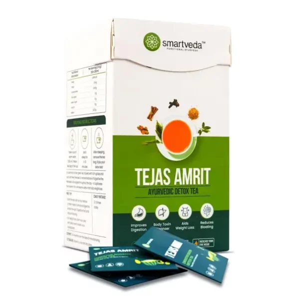 Smartveda Detox Green Tea, 30 Tea Bags available on Herbkart