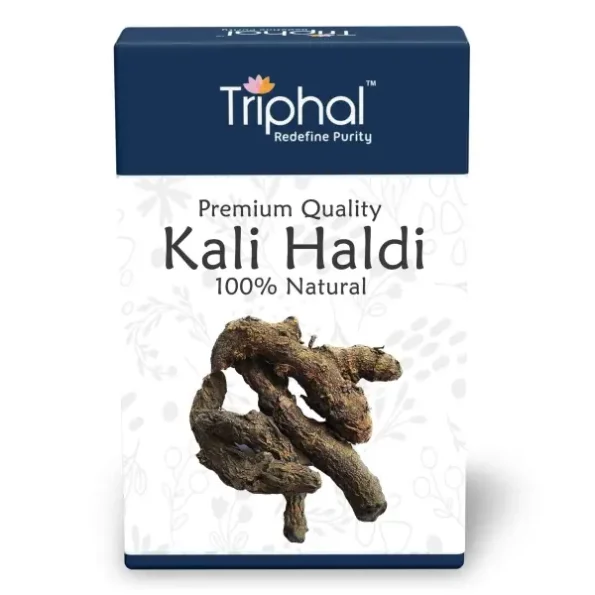 Triphal BRAND Kali Haldi or Black Turmeric (100 grams) available on Herbkart