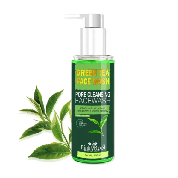 Pink Root Green Tea Pore Deep Cleansing Face Wash 100m available on Herbkart