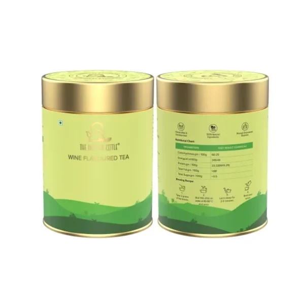 The Infused Kettle Premium Wine Flavoured Green Tea - 50gm available on Herbkart