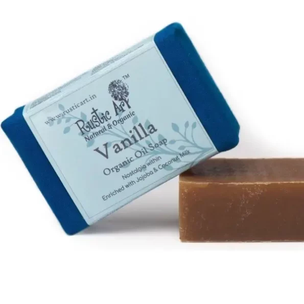 Rustic Art Organic Vanilla Soap for Kids, 100g, Herbkart8t761bbZxRjpSL.webp,