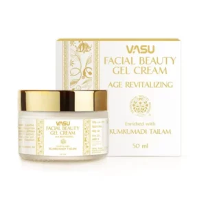 Vasu Kumkumadi Tailam Facial Beauty Gel Face Cream - 50 ml | Boost Collagen Synthesis | Improves Skin Elasticity | Revitalizes & Nourishes Skin | Quick-absorbing & Non-greasy, , Herbkart8t761YpdIpbJoL