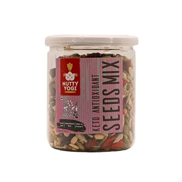 Nutty Yogi Keto Antioxidant Super Seeds Mix 250 gm available on Herbkart