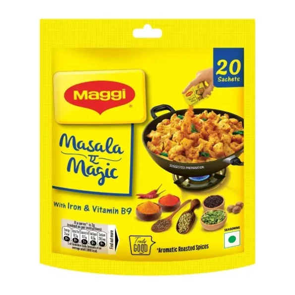 MAGGI Masala-ae-Magic Vegetable Masala, All in One | 120g Pouch (6g x 20 Sachets), Herbkart8t771AVeSj2CHL.webp, Herbkart8t771AVeSj2CHL