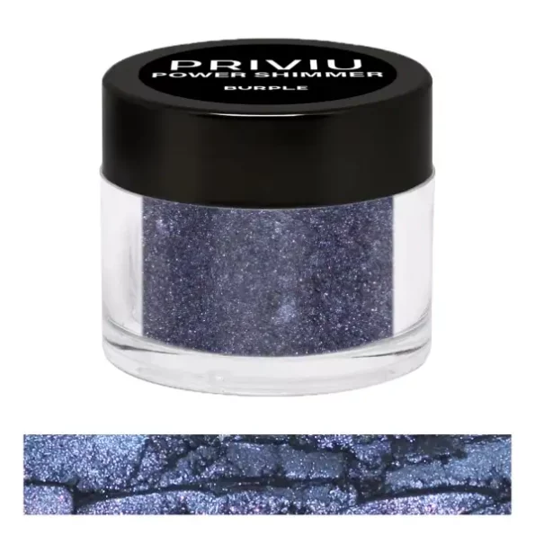 Priviu Power Shimmer Metallic Eye Makeup Loose Glitter Eyeshadow Powder, 23 Burple, 3g available on Herbkart