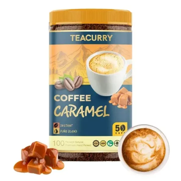 Teacurry Pure Caramel Instant Coffee Powder (50 Gram, 50 Cups), Herbkart8t761Hx0sHnIEL.webp,