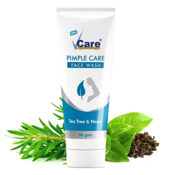 VCare Natural Pimple Care for Face Wash available on Herbkart