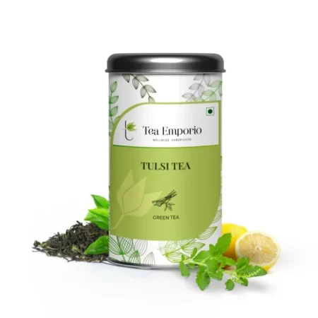 Surajmukhi Tea Tulsi Green Tea - 50g Tin (Green Tea) | Reduces Cough & Cold