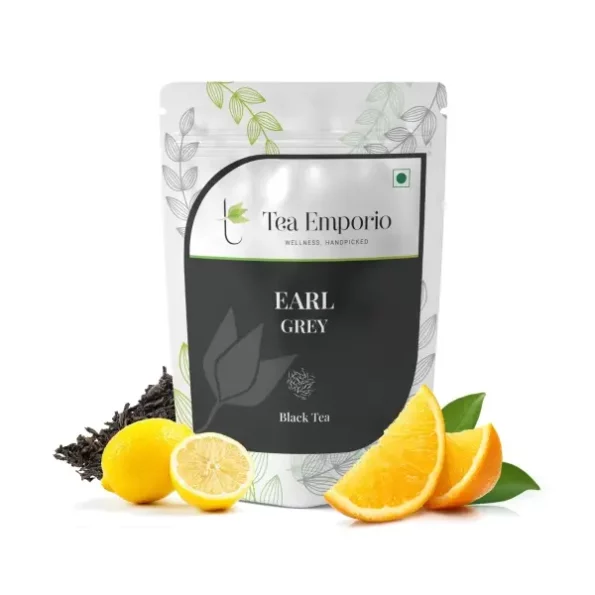 Tea Emporio EARL GREY BLACK TEA - 100g available on Herbkart