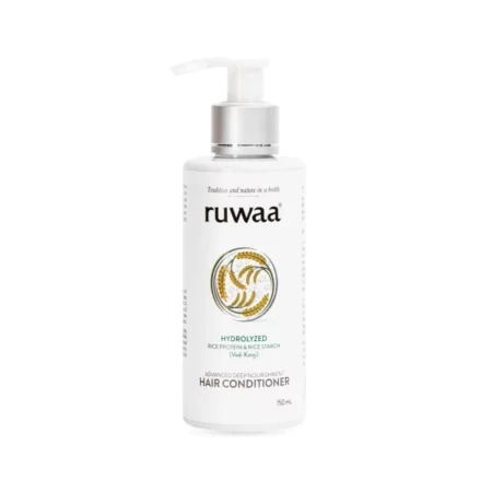 ruwaa Rice Protein & Starch Advanced Deep Nourishment Conditioner, Frizz Control & Strengthening Formula For Men and Women - 150ml