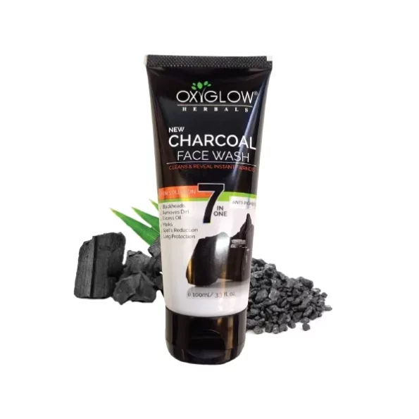 OxyGlow Herbals 7 in one Charcoal Face Wash - 100 g, Herbkart8t771Gp4lFFjdL.webp, Herbkart8t771Gp4lFFjdL