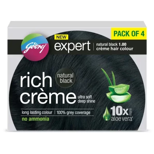 Godrej Expert Rich CrÃ¨me Hair Colour Shade - Pack of 4 (NATURAL BLACK), Herbkart8t781UkjGgdvfL.webp, Herbkart8t781UkjGgdvfL