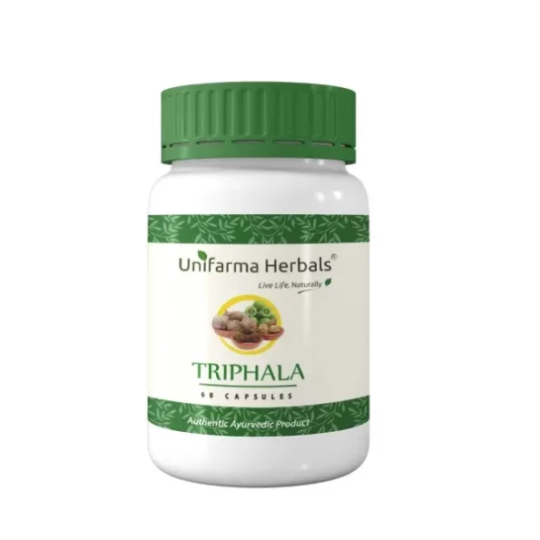 Unifarma Herbals Triphala, 60 Cap available on Herbkart