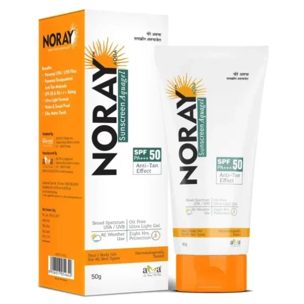 Vegetal Noray Aquagel Broad Spectrum Sunscreen, Spf-50, Pa+++ With Anti Tan Effect - 50G - Dry, Herbkart8t761tMRyPdrXL.webp, Herbkart8t761tMRyPdrXL