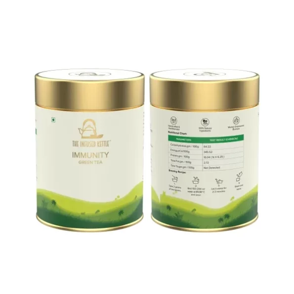 The Infused Kettle Premium Immunity Tea - 50gm available on Herbkart