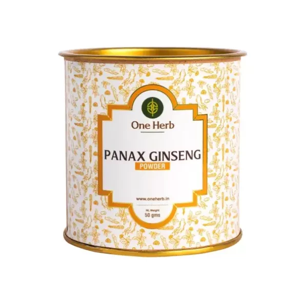 One Herb - Panax Ginseng Powder 50g available on Herbkart