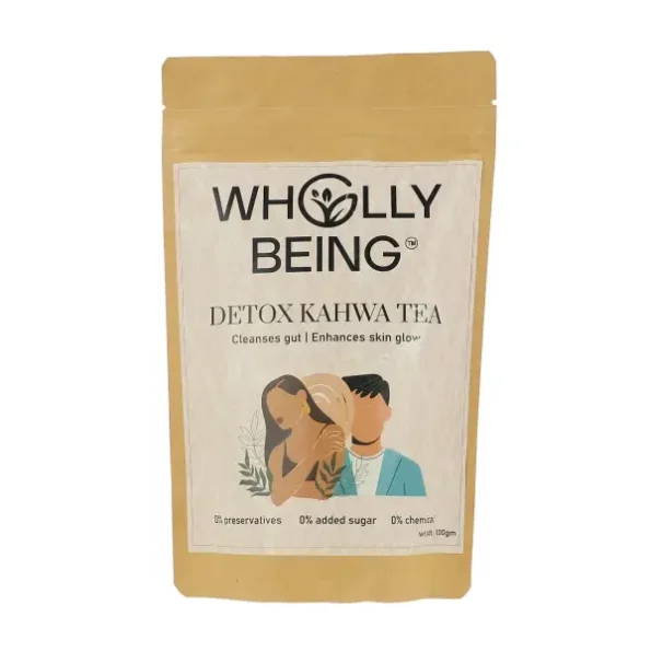 Wholly Being - Detox Kahwa Tea, 100g available on Herbkart