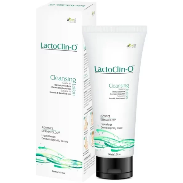 Lactoclin O - Soap Free Herbal Cleanser and Makeup Remover Facewash, 90ml available on Herbkart