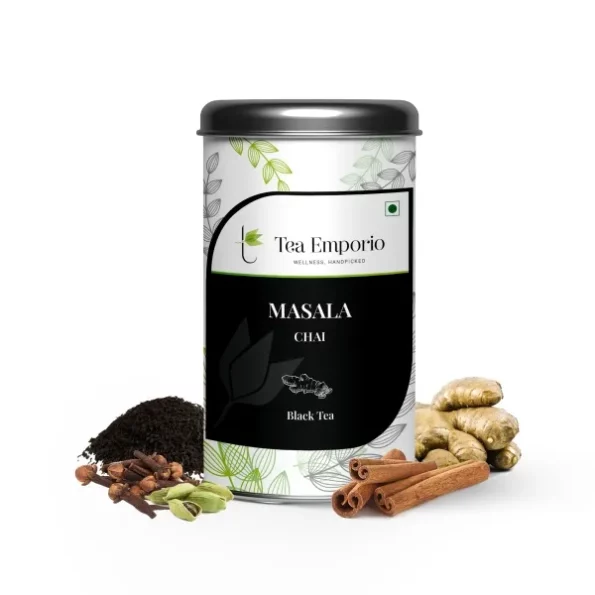 Tea Emporio Masala Chai Tea - 50g Tin available on Herbkart