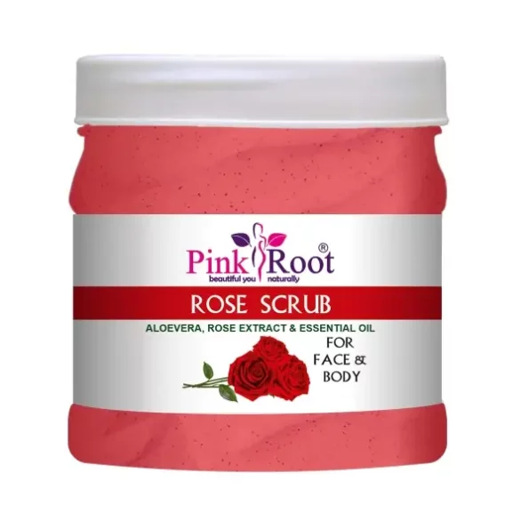 Pink Root Rose Exfoliating Facial scrub, 500ml, Herbkart8t761UDIDEu7ZL.webp, Herbkart8t761UDIDEu7ZL