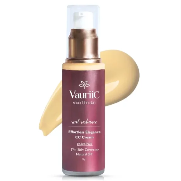 VauriiC Effortless Elegance CC Cream 50gm, 02-BRONZE available on Herbkart