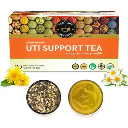 TEACURRY Uti Chamomile Tea (1 Month Pack, 30 Tea Bags)-Helps With Urinary Tract Infections, Immunity, Infection-Uti Drink,50 Grams