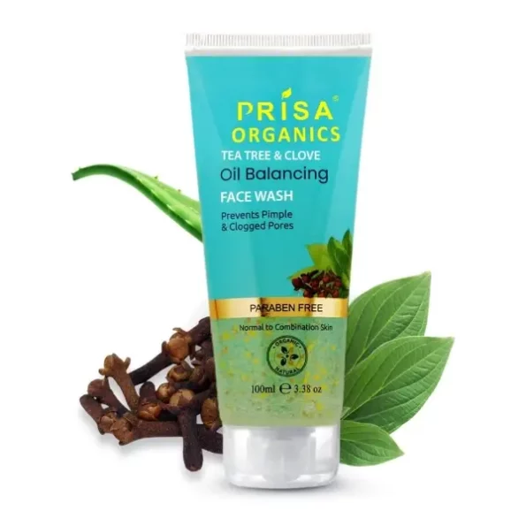 Prisa Organics Tea Tree & Clove, 100ml, Herbkart8t761R698GsChL.webp, Herbkart8t761R698GsChL