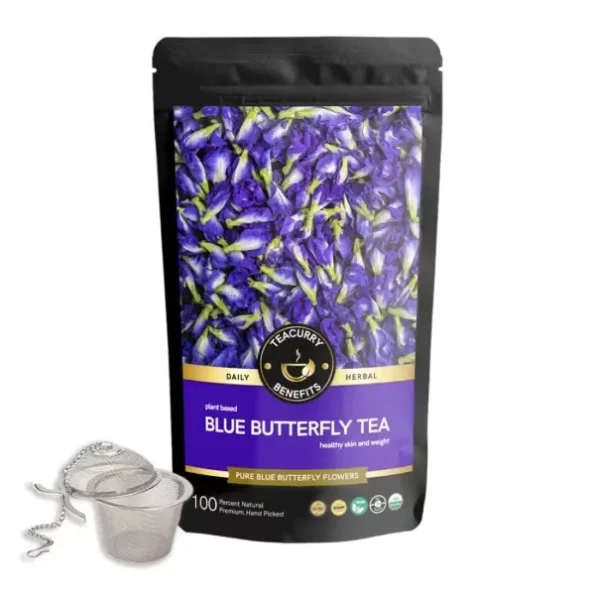 Teacurry Butterfly Pea Flower Tea - 100 GMS Loose Tea, Herbkart8t761Hbqnt254L.webp, Herbkart8t761Hbqnt254L