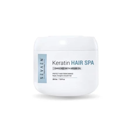 Keratin Smooth Deep Smoothening Spa, with Argan Oil and Sea butter, for Frizz-Free hair up to 72 hours & Salon-like smooth hair at home, Recommended by Professional|200gm.