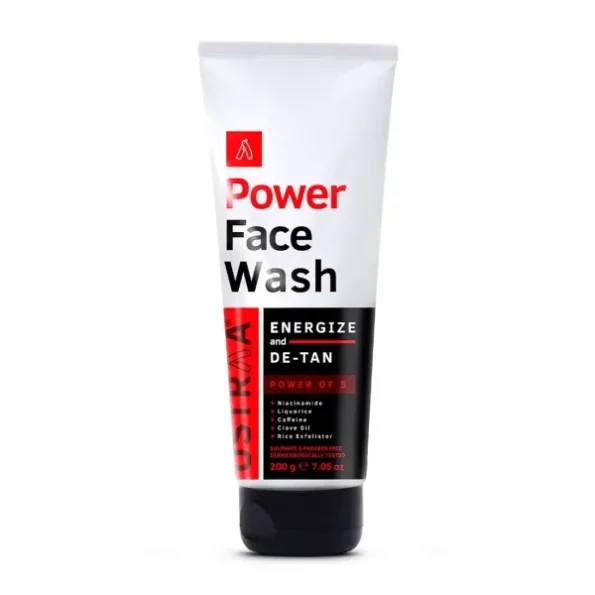 Ustraa Power Face Wash - 200g available on Herbkart